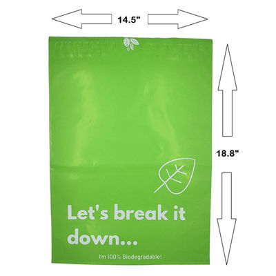 Harga yang bagus Eco Friendly Compostable Biodegradable Mailer Shipping Courier Bags Dengan Custom Printed dan Logo on line