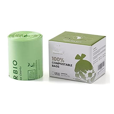 Harga yang bagus Custom Compostable 100% Biodegradable Plastik Kantong Sampah Liner Ramah Lingkungan on line