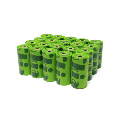 Grosir 100% Kompostabel Biodegradable Dog Poop Bag Sustainable Packaging Bags Supplier China OEM Desain Logo Disesuaikan