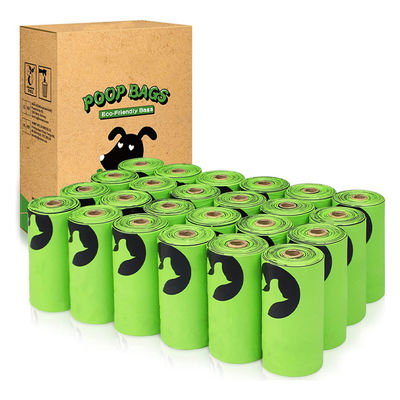 China Pabrik Jual Panas Berkelanjutan Komposter Biodegradable Logo Disesuaikan Ramah Lingkungan Jagung Kekerapan Tidak Beraroma Pet Poop Bag