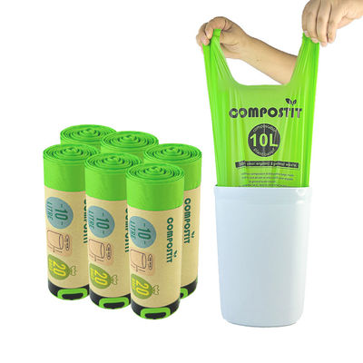 T-Shirt Handle Kompostabel Tas Sampah Biodegradable Klasik Wrap Paper Digulung