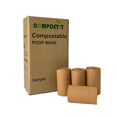 Harga yang bagus Eco Friendly Dog Poop Bags anti bocor, tanpa bau, ekstra tebal, kantong kotoran untuk anjing biodegradable, on line