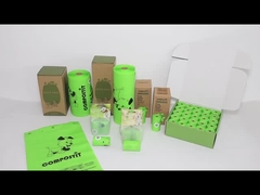 Kantong sampah hewan peliharaan yang dapat disesuaikan dengan flat top yang dapat dikompos